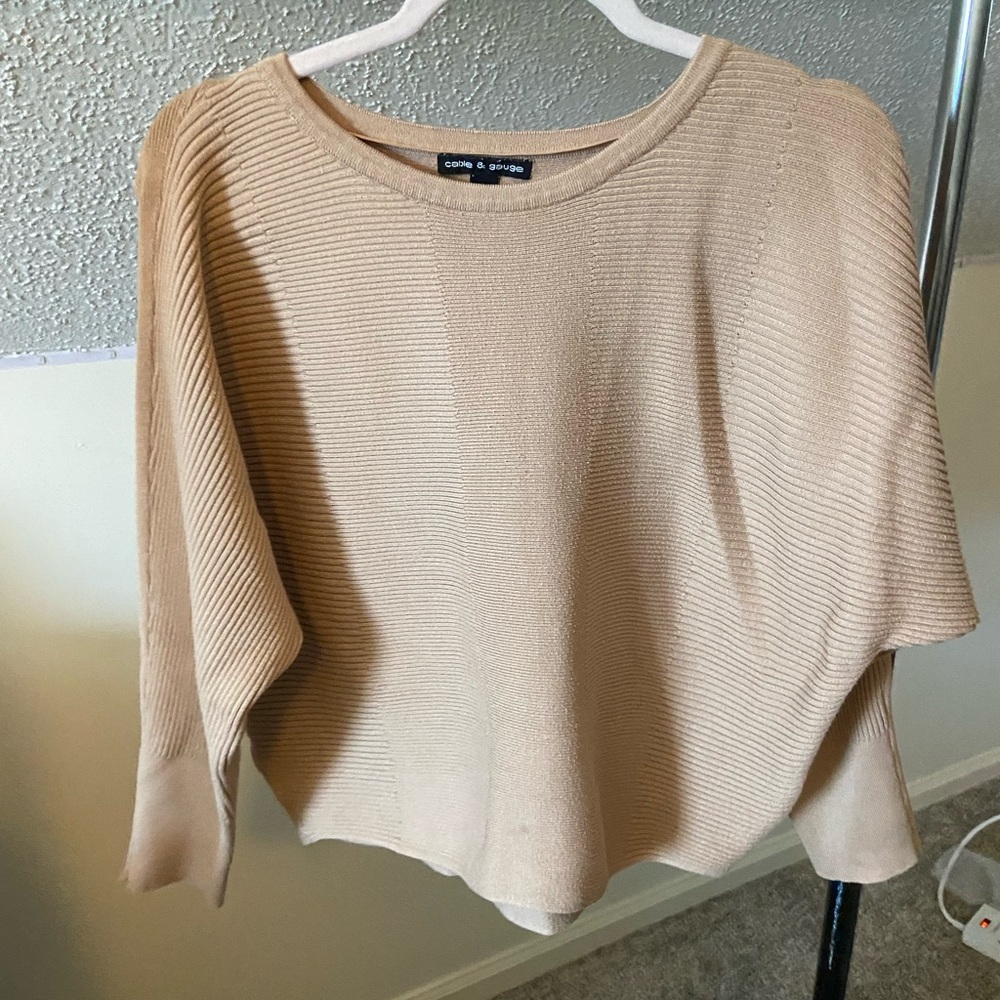 Cable and Gauge sweater